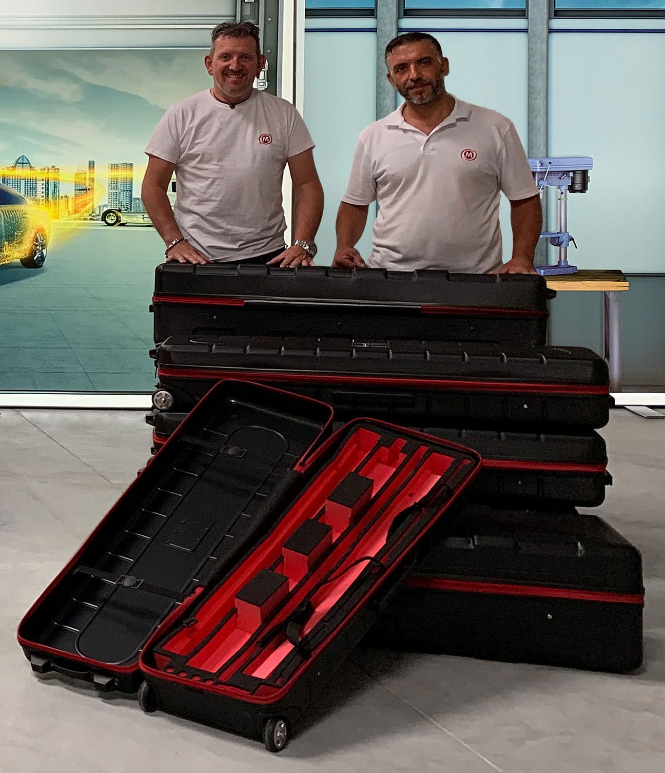 Mobile exhibition stand - ALU STAR transport case Mobile exhibition stand - ALU STAR transport case