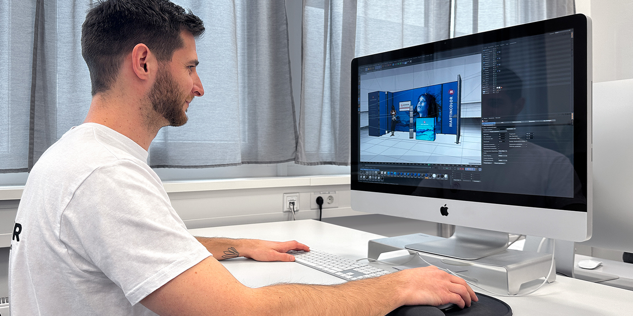 Planificación de stand de exposición en 3D Planificación de stand de exposición en 3D