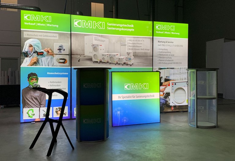 Mobiler Messestand - ALU LightUp - MKI Industrieservice GmbH