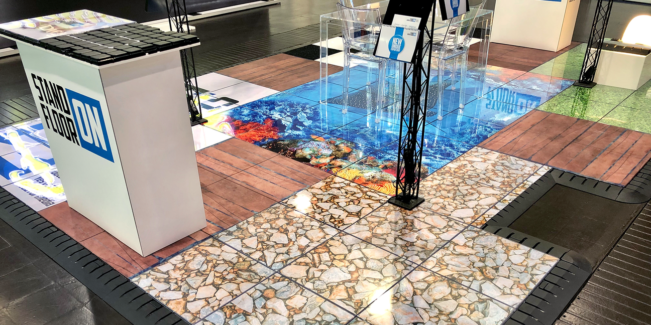 Mobile exhibition floor Stand-ON Mobile exhibition floor Stand-ON