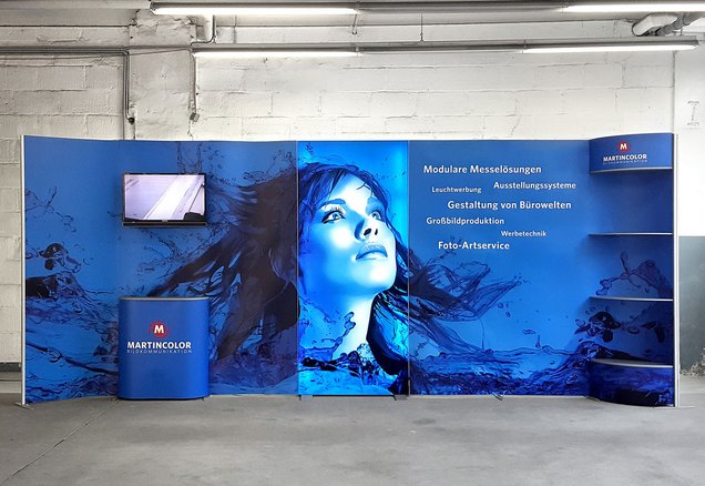 Stand de exposición móvil - ISOframe Wave Stand de exposición móvil - ISOframe Wave