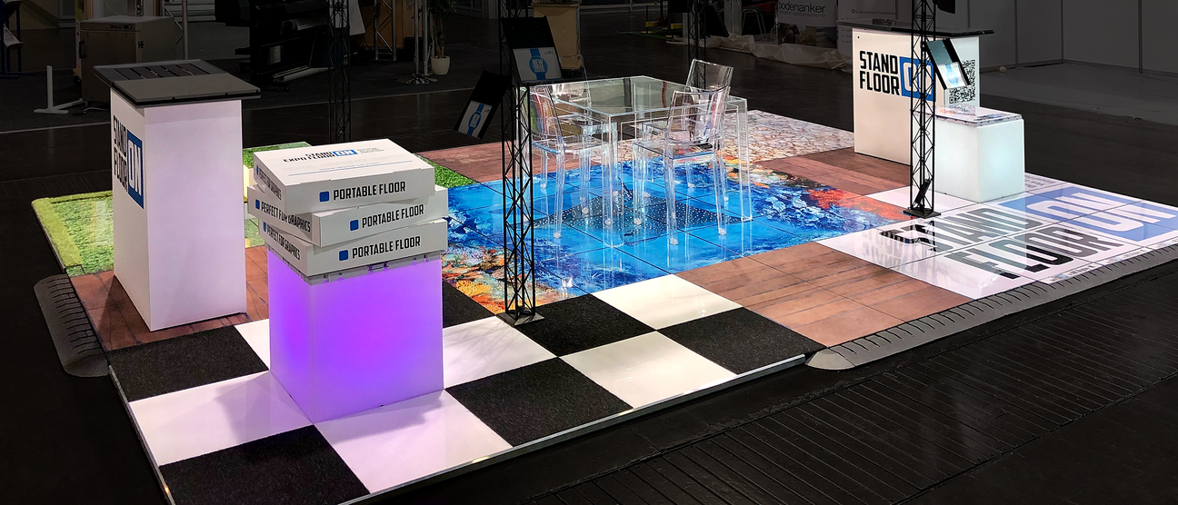 Suelo de exposición móvil Suelo de exposición móvil