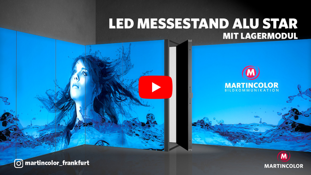 LED exhibition stand with storage module LED exhibition stand with storage module